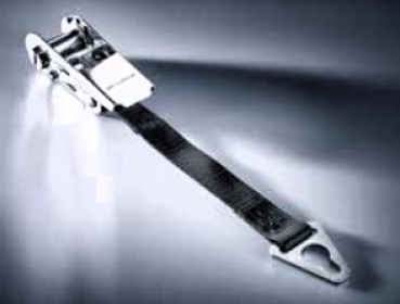 Zurratsche 25mm mit Polyestergurt und Abspannblech